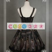 印刷のロリータ ドレス背中の開いたドレス シフォン ―Lolita0794 5