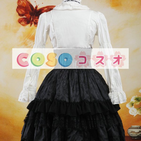 ロリータ衣装　上下セット　ブラウス&スカート　２点セット　セットアップ ―Lolita0856