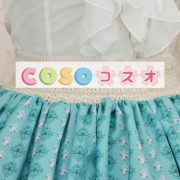 ロリータ服　スカート　ブルー　レース付き　スィート　プリント柄　 ―Lolita0447 5