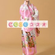 コスチューム衣装　ピンク　祝日　女性用　和服　世界の文化　新作　シルクライク　大人用　―festival-0658 5