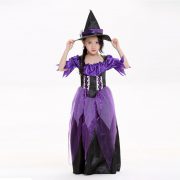ハロウィン 魔女 コスプレ服 cosplay 巫女 舞台服 子供 可愛い-Halloween-trw0725-0484 5
