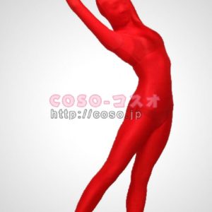 全身タイツ 透明人間 レッド　全身タイツ―3taitsu0019