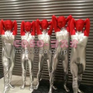 オーダーメイド　混色　メタリック　zentai　全身タイツ　―6taitsu0053