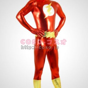 多色混合　雷男　メタリック　全身タイツ　顔オープン　ゼンタイ―6taitsu0104