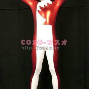紅葉　ホワイト＆レッド　メタリックとライクラ　コスチューム―6taitsu0124