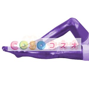 ストッキング　全身タイツアクセサリー　パープル　オーダーメイド可能―taitsu-tights0862