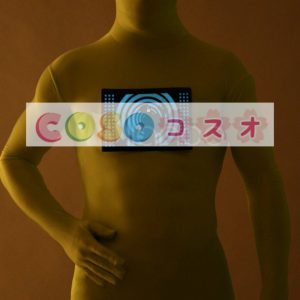 全身タイツ　フォレストグリーン　光を出す　大人用　ユニセックス　蛍光　―taitsu-tights1044