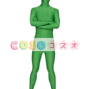 全身タイツ　透明人間　グリーン―taitsu-tights1133