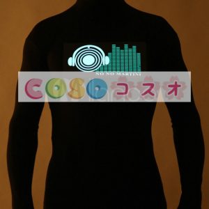 全身タイツ，コスプレ　光を出す　ブラック　大人用　ユニセックス　蛍光　―taitsu-tights1409