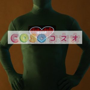 全身タイツ，ブルー　大人用　光を出す　コスチューム　ユニセックス　蛍光　―taitsu-tights1410