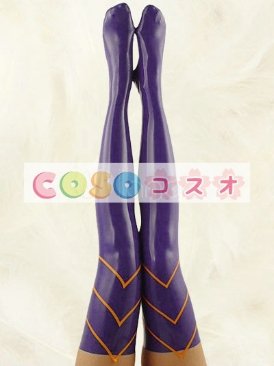 ストッキング，全身タイツアクセサリー　紫色　コスチューム　仮装パーティー　ファッション―taitsu-tights0312