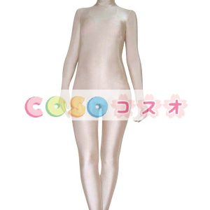 全身タイツ，コットン+スパンデックス　開口部のない　ベージュ　ユニセックスファッション―taitsu-tights0702
