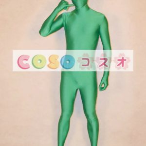 全身タイツ，グリーン　ユニセックス　大人用　開口部のない全身タイツ　仮装コスチューム　―taitsu-tights0731