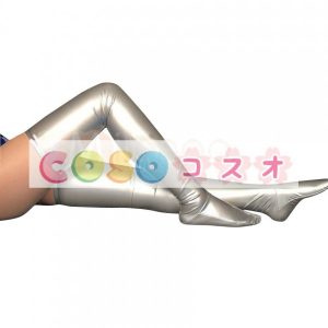 ストッキング，全身タイツアクセサリー　女性　シルバー　コスチューム　仮装パーティー―taitsu-tights0653