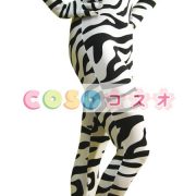 全身タイツ　動物仮装　縞馬　大人用　開口部のない―taitsu-tights0264