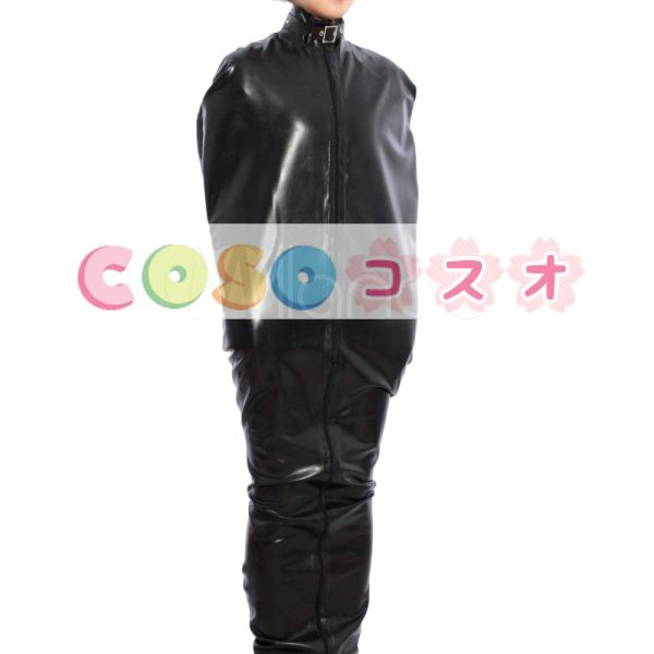 コスチューム衣装，ブラック　キャットスーツ　男女兼用　大人用　ハロウィン　仮装　―taitsu-tights0253 1