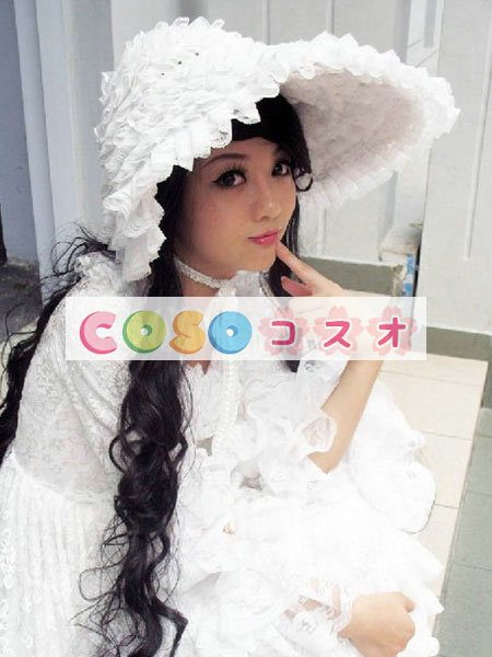女性のための白いレースのロリータ ドレス ―Lolita0064 1