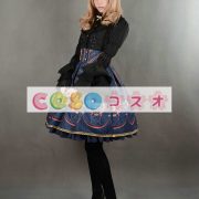 ロリータ服　スカート　レトロ　プリント柄　 ―Lolita0495