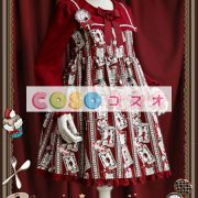 ロリータ服　ワンピース　OP　ウサギ柄　プリント柄　 ―Lolita0504