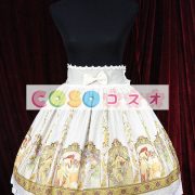 ロリータ服　スカート　レトロ　プリント柄　 ―Lolita0648