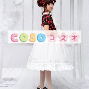 ロリータ服，ジャンパースカート　エクリュホワイト　ポケット付き　新作　オリジナルデザイン　高品質 ―Lolita0678