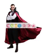 ハロウィン　バンパイア　コスチューム　男性用　カウントドラキュラ　コスチュームコスプレ―festival-0035