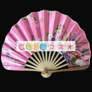 頭飾り　扇子　ピンク　竹　入浴　日本　ジャパニーズ―festival-0137