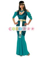 クレオパトラ　エジプト　グリーン　ドレス　コスチューム　ゲーム・オブ・スローンズ　ハロウィン―festival-0205