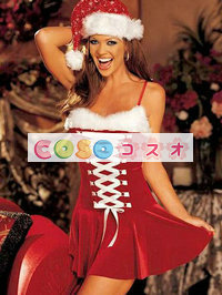 祭り衣装，サンタクロース　女性用　大人用　可愛い　コスチューム　クリスマス　―festival-0209