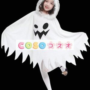ハロウィングッズ　ホワイト　女の子用　子供用　合成繊維　ハロウィーン　―festival-0251