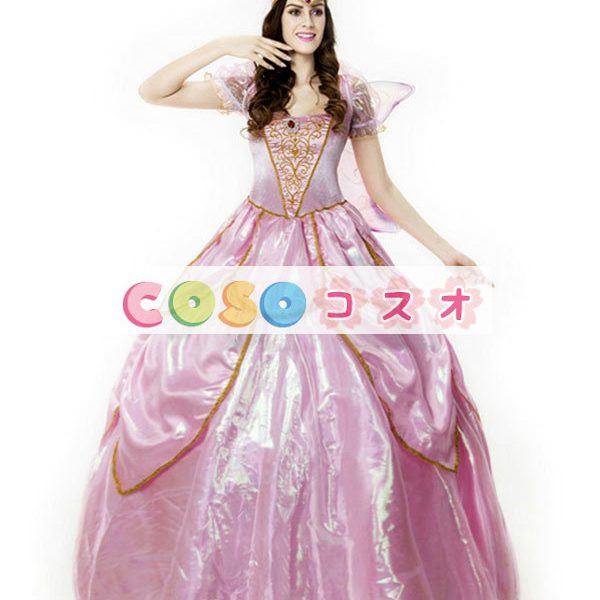 ハロウィン　ドレス　ピンク　バタフライ　チョウ　童話　プリンセス　コスチューム―festival-0257 1