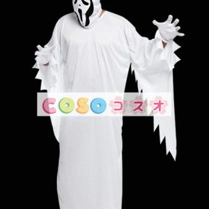 ハロウィングッズ　ホワイト　男女兼用　大人用　合成繊維　グローブ　ハロウィーン　―festival-0312