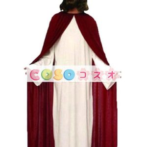 ハロウィングッズ　宗教　男性用　大人用　ダークレッド―festival-0322
