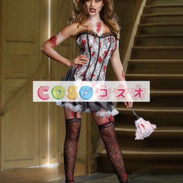 ハロウィン　バンパイア　セクシー　メイド　コスチュームコスプレ―festival-0346 1