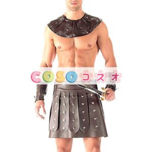 ハロウィン　スパルタン　コスチューム　ゲーム・オブ・スローンズ　ブラウン　コスチュームコスプレ―festival-0470