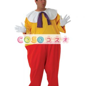 ハロウィングッズ　オレンジ色　男性用　大人用　合成繊維　ジャンプスーツ　セット　マルディグラ　―festival-0507