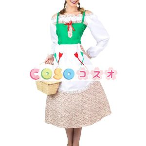 ビールガール　ドイツ　コスチューム　ハロウィン　コスチュームコスプレ―festival-0534