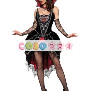 バンパイア　コスチューム　ブラック　ポリエステル　大人用　女性用　ハロウィン―festival-0142