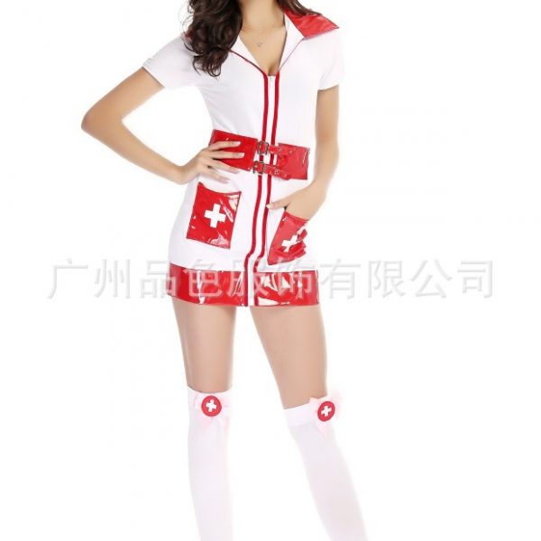 Nurse Costumes 白 看護婦 医者 ハロウィン cosplay衣装 セクシー コスプレ衣装-Halloween-trw0725-0093 1