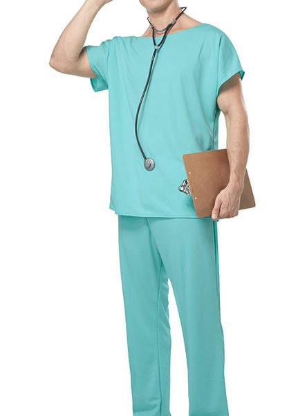 Doctor Scrubs Costume ハロウィン コスプレ衣装 ナース服 ナイトクラブ-Halloween-trw0725-0100 1