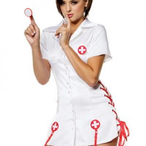 ナース服 Sexy Nurse Costume コスプレ衣装 看護婦 制服 医者-Halloween-trw0725-0102