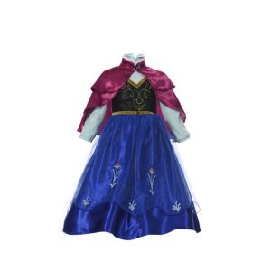 アナと雪の女王 Elsa　Anna 子供用 女性用 コスプレ ドレス Disney-Halloween-trw0725-0122