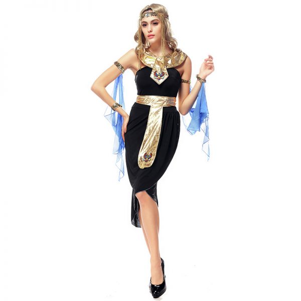 クレオパトラ 大人用 レディス 女性用 エジプト 古代エジプト 女神 ハロウィン コスチューム コスプレ 衣装 変装 仮装-Halloween-trw0725-0442 1