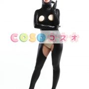 全身タイツ　メタリック　ブラック　セクシー　ユニセックス　大人用　コスチューム　―taitsu-tights0237 2