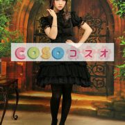 シフォンスカート　ブラック　ロリィタスカート　レーストリム ―Lolita0003 2