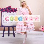 スウィート　ロリィタワンピース　レーストリム　ピンク　半袖 ―Lolita0044 2