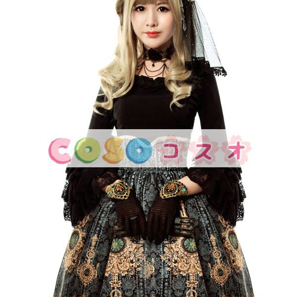 ロリータ服　スカート　パンク　プリント　レース　 ―Lolita0057