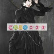 ロリータ服　スカート　ブラック　ゴシック　単色　レース　 ―Lolita0083 2