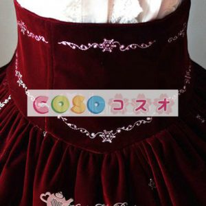 美しい姫フランネル ロリータ スカートの刺繍 ―Lolita0132
