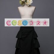 ロリィタスカート　ハイウェスト　ロングスカート　ブラック　可愛い　キュート ―Lolita0158 2